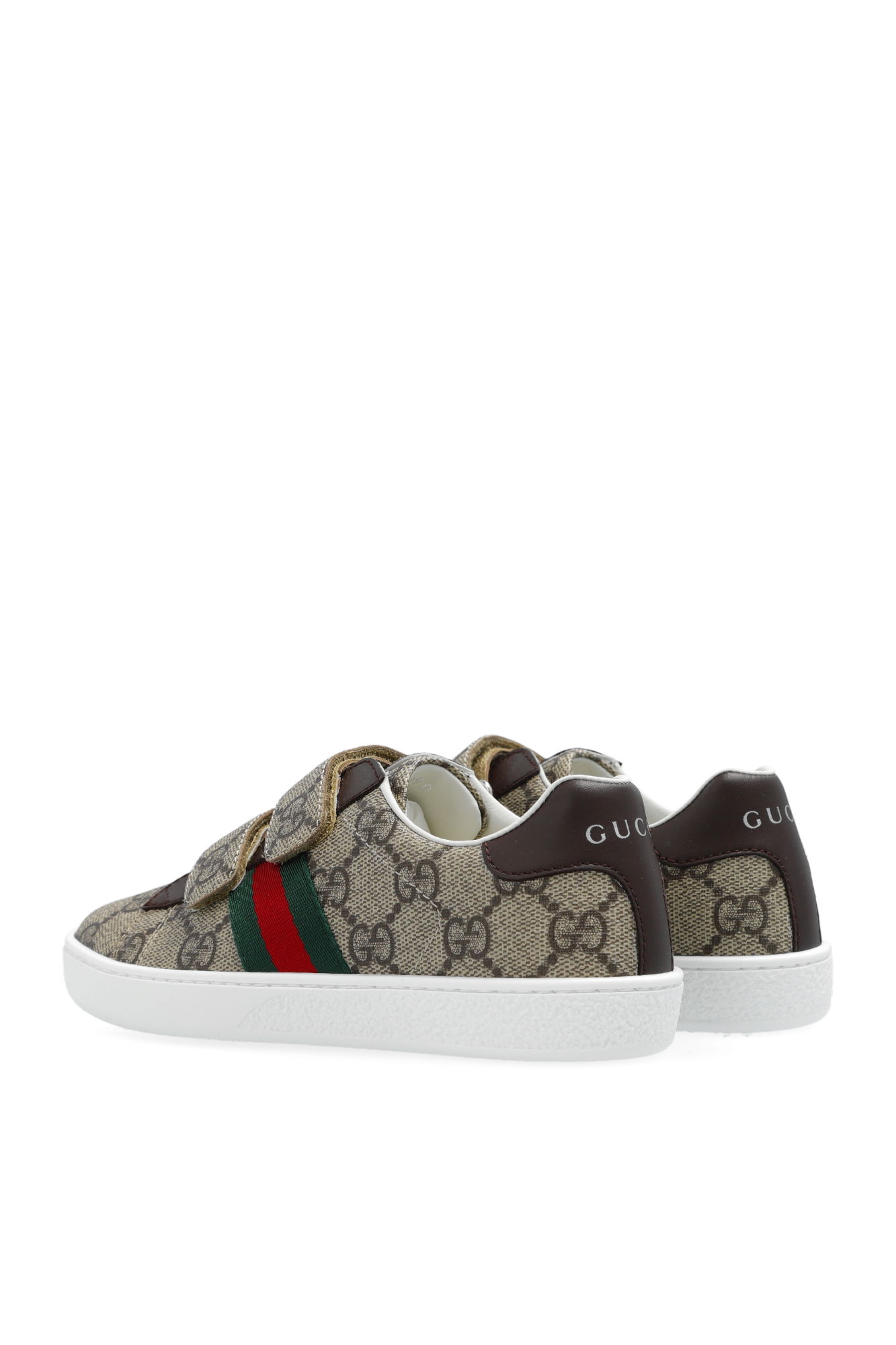 Beige Sneakers in GG Supreme canvas Gucci Kids Vitkac Canada